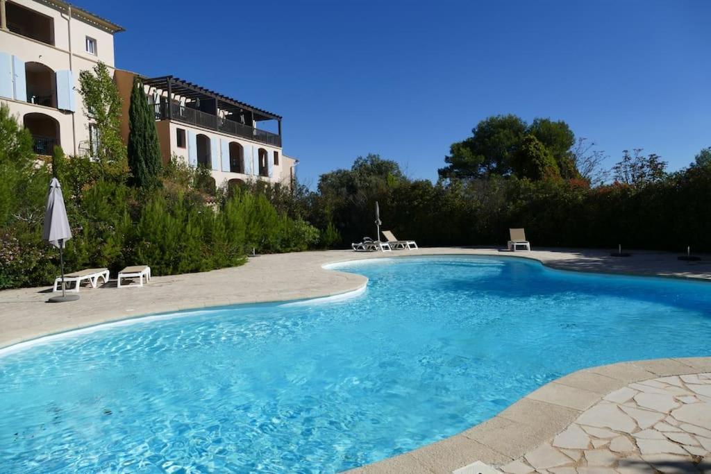 Appartement Clim & Piscine Sur Golf ポン・ロワイヤル エクステリア 写真